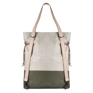 Sherpani Tempest Luxe Convertible Backpack – Sustainable Canvas Natural Moss